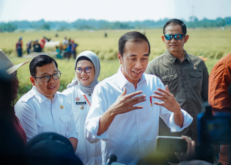KETERANGAN PERS PRESIDEN  DI INDRAMAYU