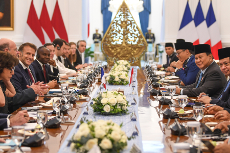 PERTEMUAN BILATERAL PEMERINTAH INDONESIA DAN PRANCIS