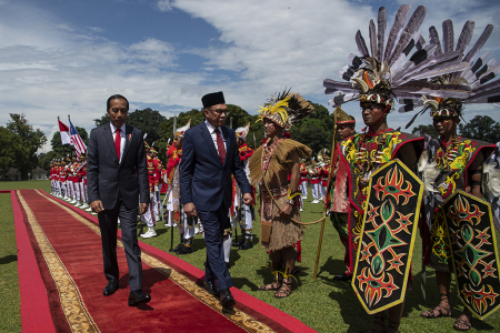 PRESIDEN JOKOWI MENERIMA KUNJUNGAN PERDANA MENTERI MALAYSIA