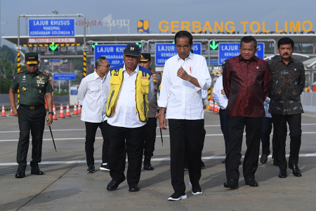 PRESIDEN JOKOWI MERESMIKAN TOL PAMULANG-CINERE-RAYA BOGOR