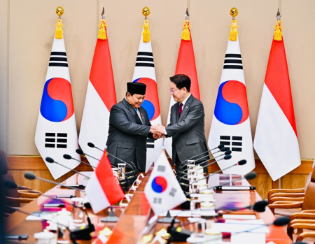 PRESIDEN PRABOWO BERTEMU PRESIDEN LEE JAE MYUNG