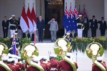 PRESIDEN PRABOWO MENERIMA KUNJUNGAN PM AUSTRALIA