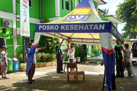 DVI POLRES BANJAR DIRIKAN POSKO KESEHATAN