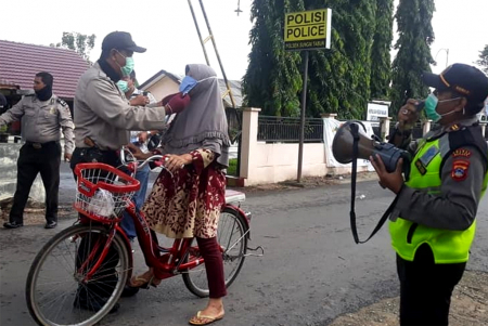 SOSIALISASI WAJIB PAKAI MASKER