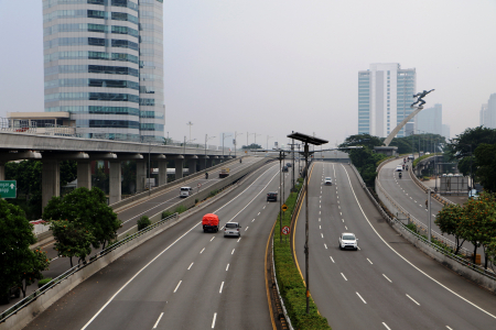 PENERAPAN PSBB HARI PERTAMA DI JAKARTA