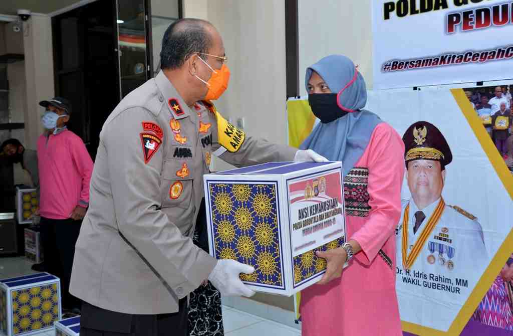 AKSI KEMANUSIAAN POLDA GORONTALO