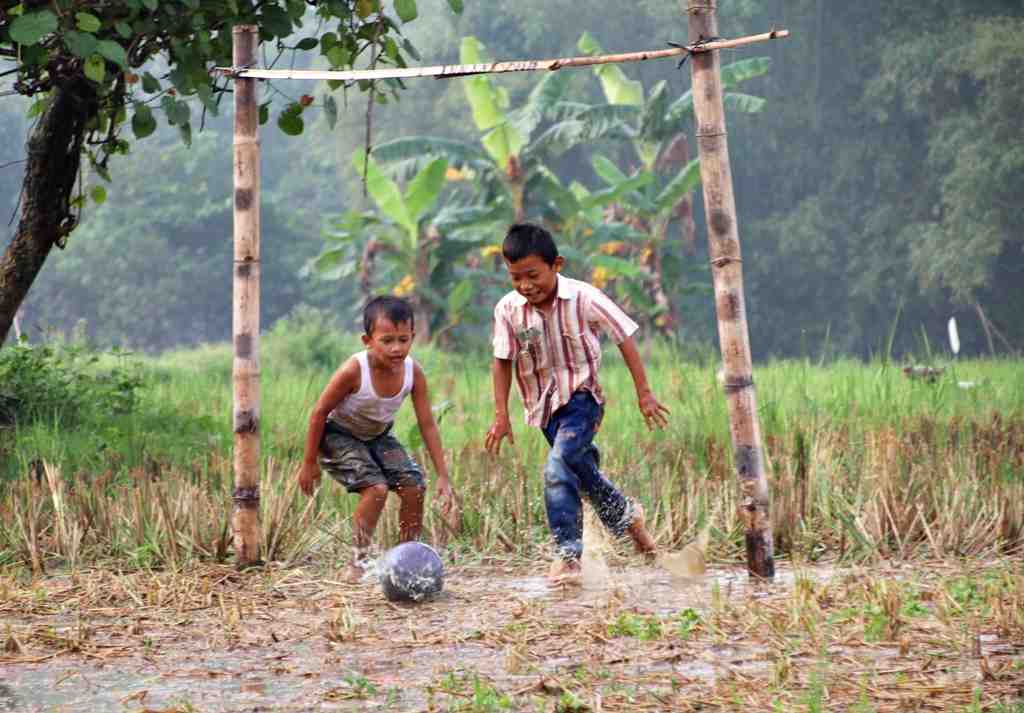 MAIN BOLA di SAWAH