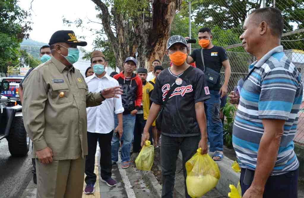 PENGEMUDI BENTOR WAJIB KENAKAN MASKER