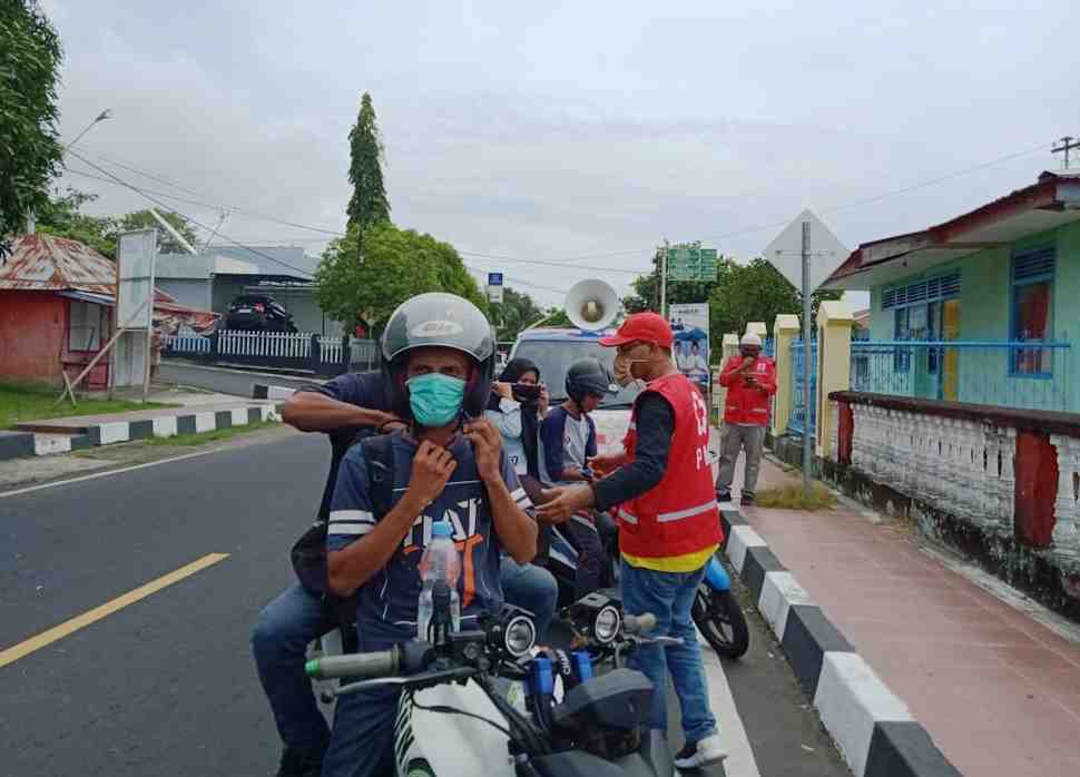 PENGENDARA WAJIB PAKAI MASKER