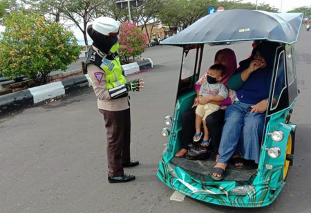 RAZIA WAJIB PAKAI MASKER