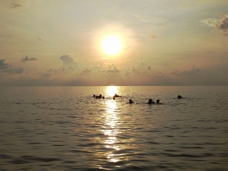 SENJA DI PANTAI BOBO