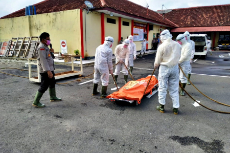 SIMULASI PENANGANAN JENAZAH COVID-19