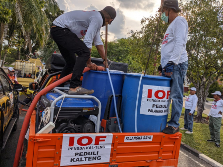 PERSIAPAN PENYEMPROTAN DISINFEKTAN 