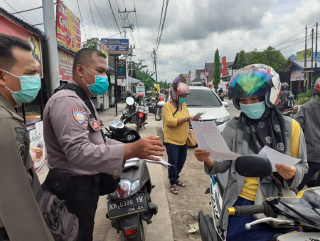 IMBAUAN MENGGUNAKAN MASKER
