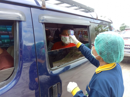 UKUR SUHU TUBUH PENUMPANG TRAVEL
