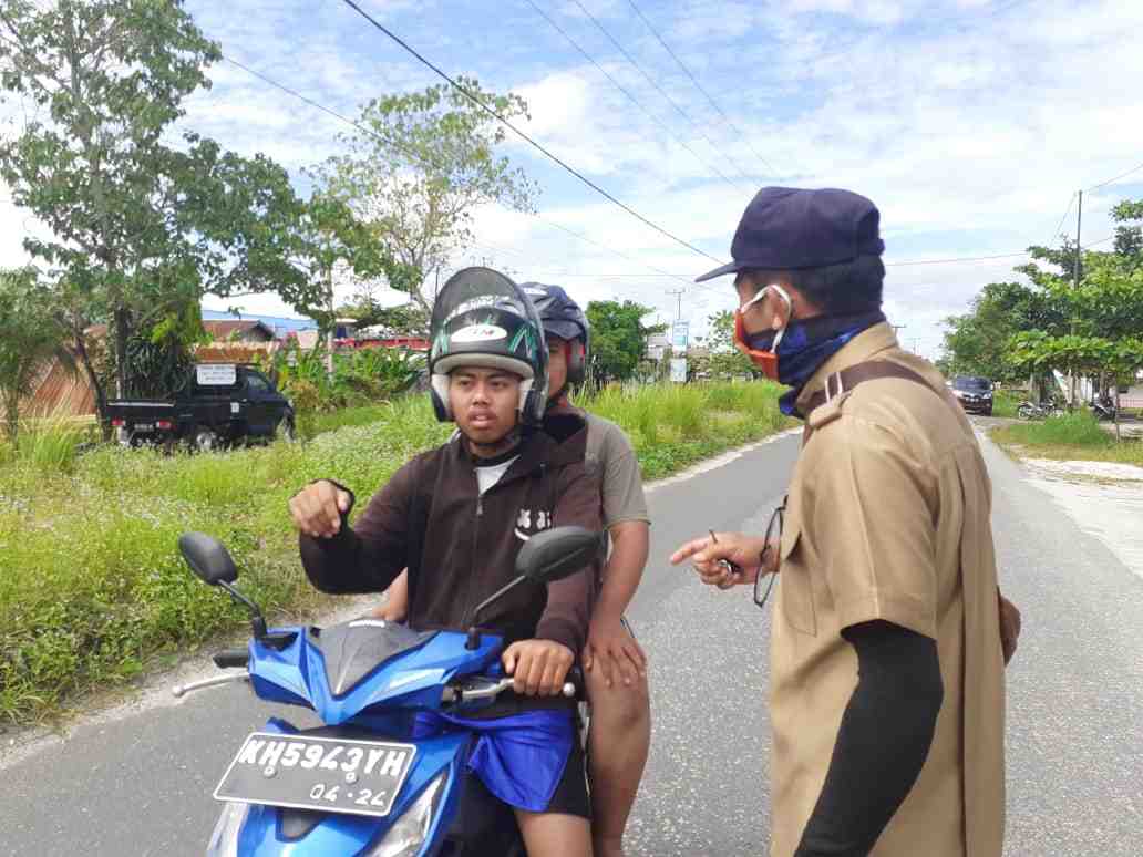 RAZIA TIDAK MEMAKAI MASKER