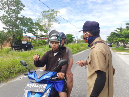 RAZIA TIDAK MEMAKAI MASKER