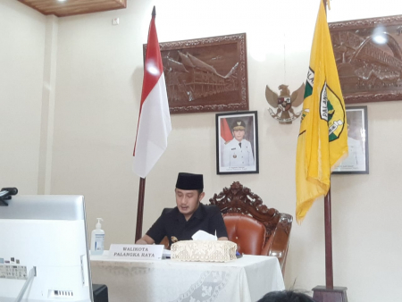 VIDEO KONFERENSI PERTANGGUNGJAWABAN WALIKOTA PALANGKA RAYA