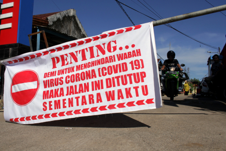 KARANTINA WILAYAH SECARA MANDIRI DI MAKASSAR