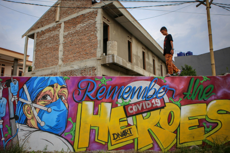 MURAL DUKUNGAN UNTUK TENAGA MEDIS