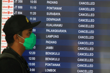 SUASANA LENGANG BANDARA SOEKARNO HATTA