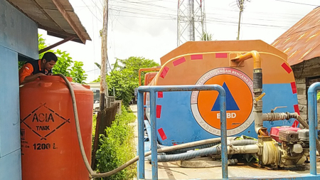 BPBD BANJAR SUPLAI AIR BERSIH