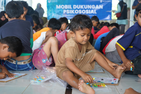 DUKUNGAN UNTUK SENYUM ANAK PIDIE JAYA