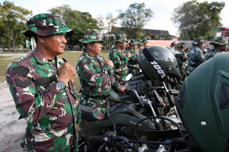 APEL KESIAPSIAGAAN KARHUTLA DI PALANGKA RAYA