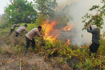 PADAMKAN KEBAKARAN LAHAN
