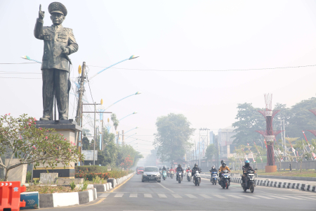 KUALITAS UDARA PALANGKA RAYA KATEGORI BERBAHAYA