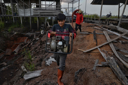 ANGKUT MESIN POMPA AIR