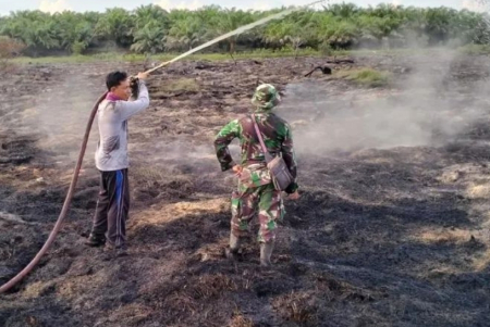 KEBAKARAN HUTAN DESA BATU KOTAM