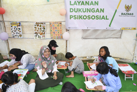 TRAUMA HEALING KORBAN KEBAKARAN DEPO PERTAMINA
