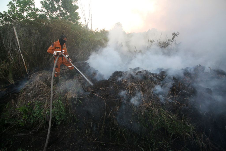  PADAMKAN KARHUTLA DI GUNTUNG DAMAR