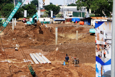 PEMBANGUNAN PASAR SENEN BLOK I dan II