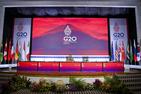 KONFERENSI PERS MENKO MARVES JELANG KTT G20