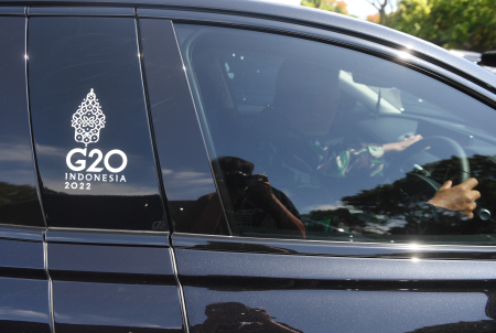MOBIL LISTRIK KENDARAAN RESMI DELEGASI KTT G20