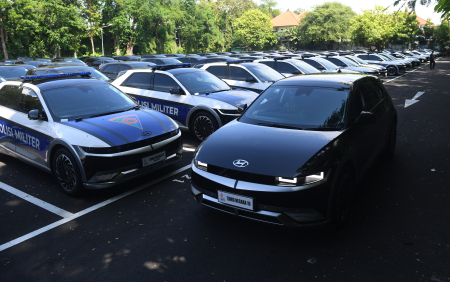 MOBIL LISTRIK KENDARAAN RESMI DELEGASI KTT G20