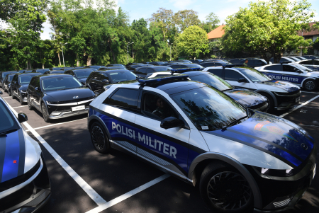 MOBIL LISTRIK KENDARAAN RESMI DELEGASI KTT G20
