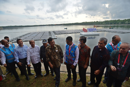 PERESMIAN PLTS WADUK MUARA NUSA DUA 