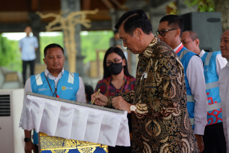 PERESMIAN PLTS WADUK MUARA NUSA DUA 
