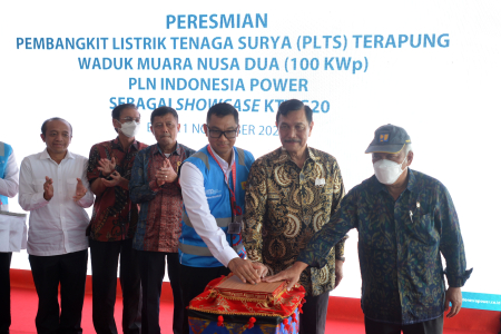 PERESMIAN PLTS WADUK MUARA NUSA DUA 