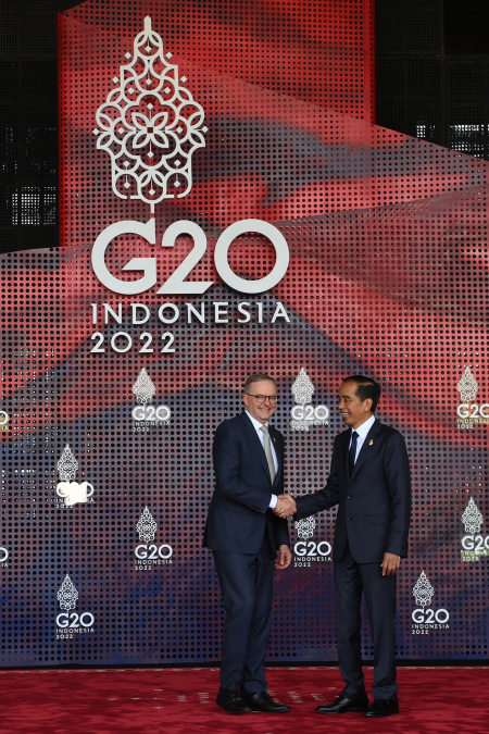 PRESIDEN JOKOWI SAMBUT PM AUSTRALIA