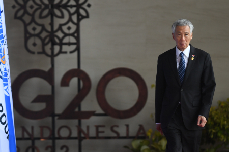 PRESIDEN JOKOWI SAMBUT PM SINGAPURA