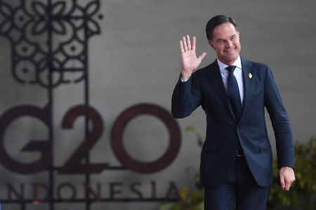 PRESIDEN JOKOWI SAMBUT PM BELANDA