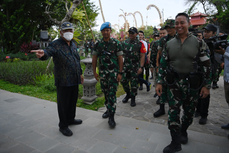 PANGLIMA TNI TINJAU KESIAPAN PENGAMANAN KTT G20 DI TAHURA