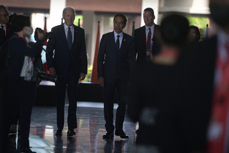 PIMPINAN NEGARA TIBA DI RUANG TUNGGU KTT G20