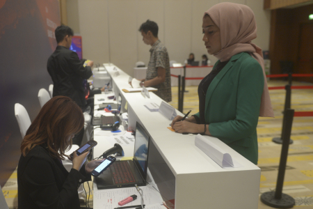 PENGAMBILAN IDENTITAS PESERTA KTT G20