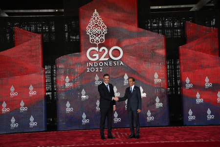 PRESIDEN JOKOWI SAMBUT PERDANA MENTERI SPANYOL