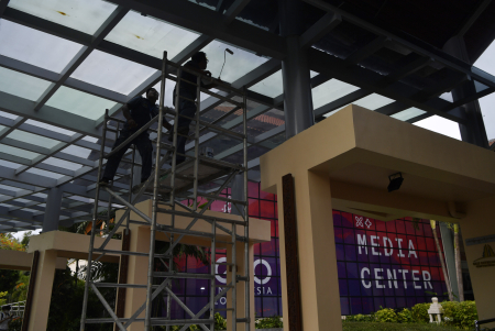 PERSIAPAN INFRASTRUKTUR MEDIA CENTER KTT G20